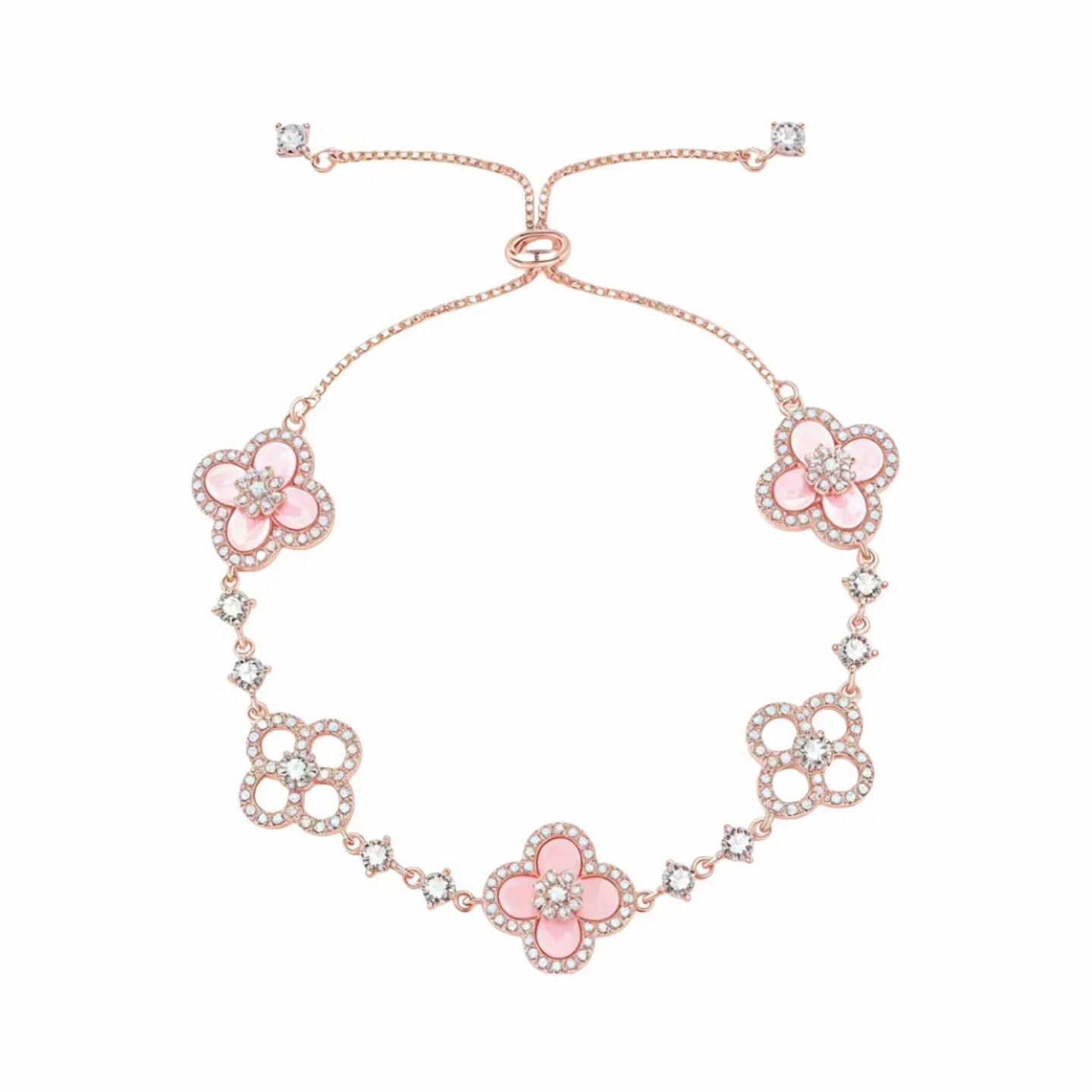 Set Sakura Cleef – Brazalete, Pendientes & Collar