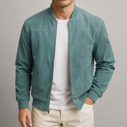 Amiro | Chaqueta bomber de ante elegante
