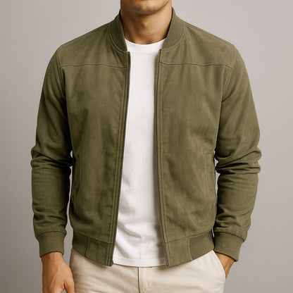 Amiro | Chaqueta bomber de ante elegante