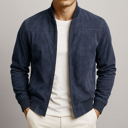Amiro | Chaqueta bomber de ante elegante