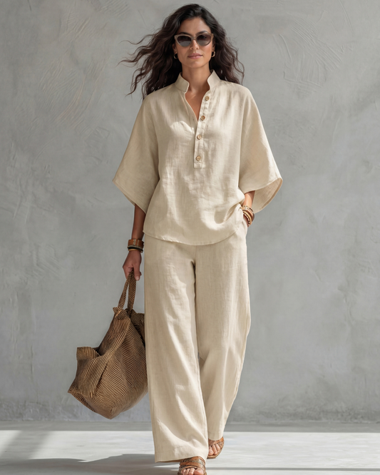 Elena | Conjunto Mujer de Algodón y Lino