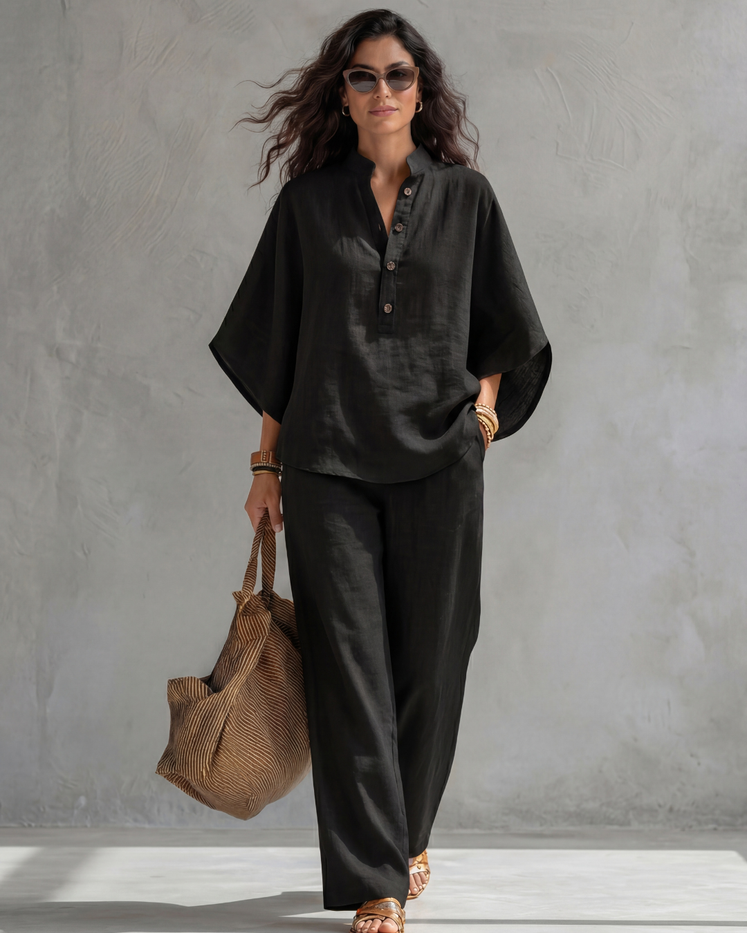 Elena | Conjunto Mujer de Algodón y Lino