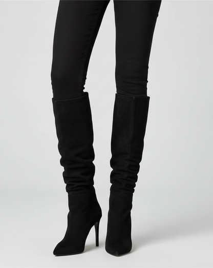 Valeria | Botas altas elegantes de tacón fino
