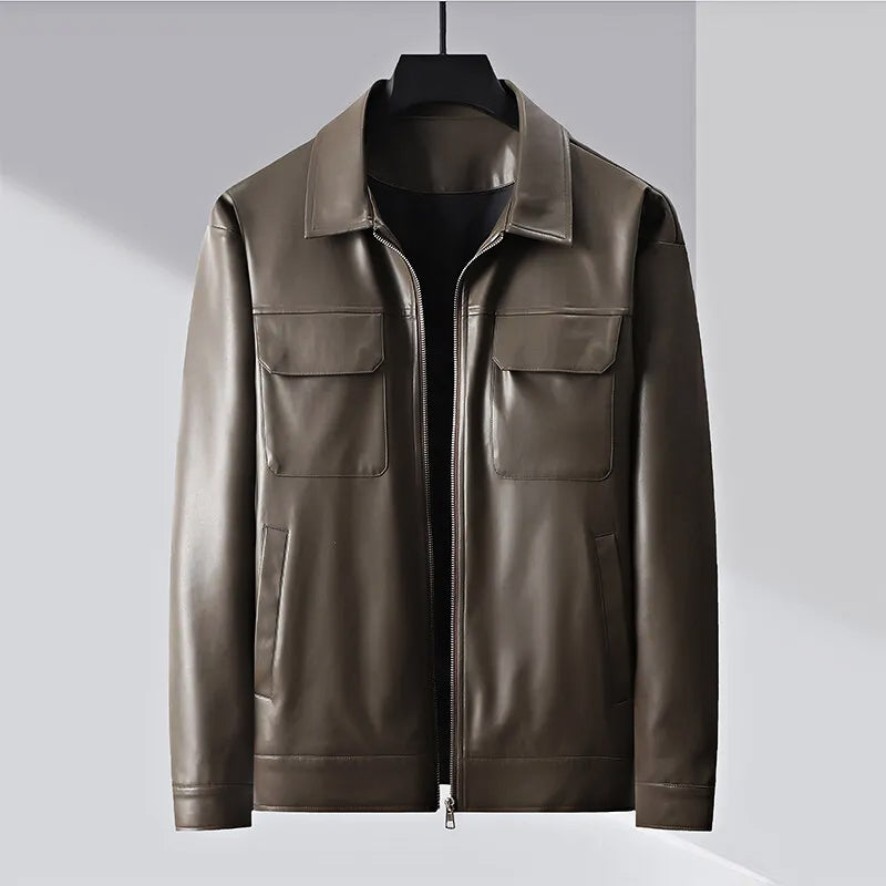 Ale | Chaqueta de Cuero Sintético con Elegancia Atemporal