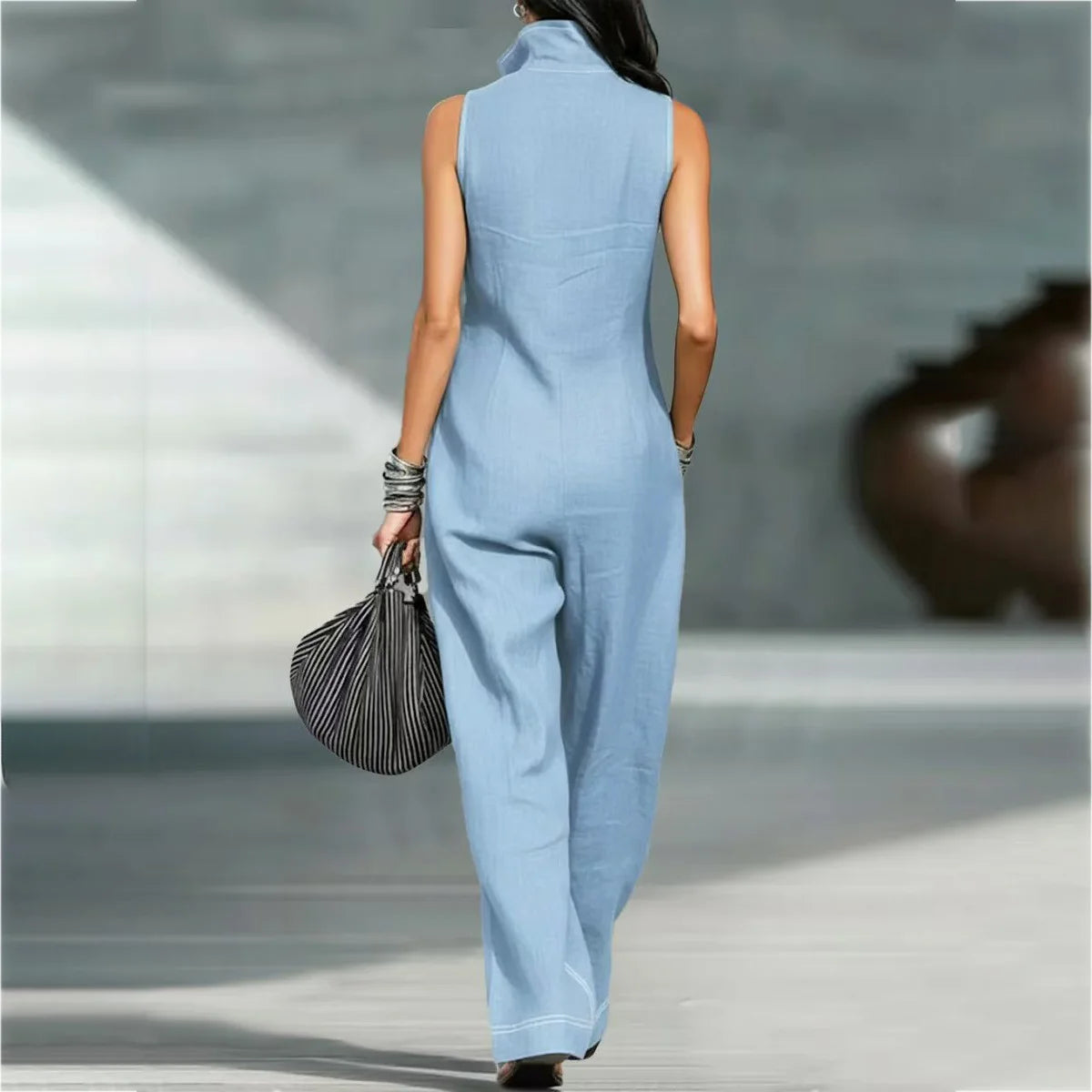 Ximena | Mono Elegante Lino y Algodón