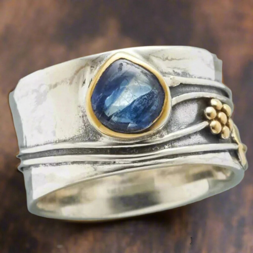 BREE | Anillo bohemio con piedra para meditación